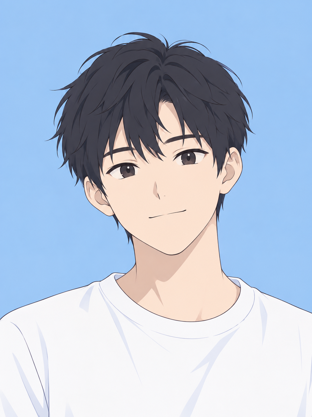 Illustrated anime avatar